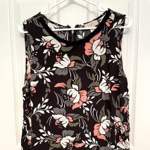 Loft Floral Tank Top - Large